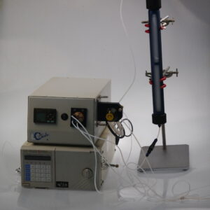 Used GPC clean-up instrument, Basix and Shimadzu LC-10AS HPLC pump