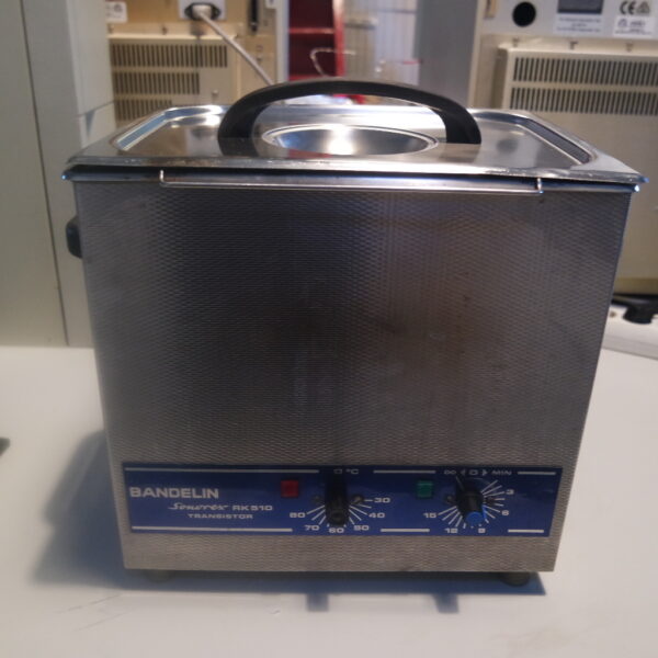 1117- Used ultrasonic bath including heating, Bandelin Sonorex Super RK510