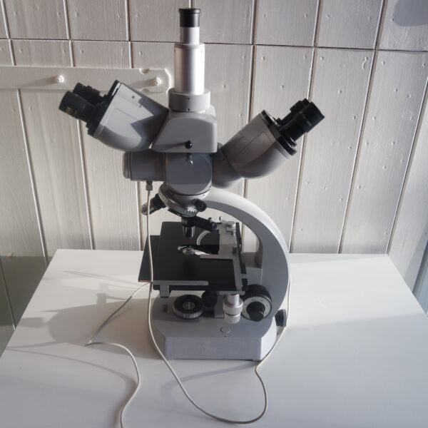 1140- Used Carl Zeiss binocular microscope 054850