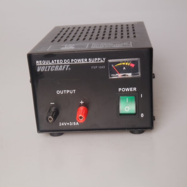 1222- Used Voltcraft regulated dc power supply FSP 1243