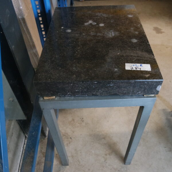 784 - Used laboratory weighing table, granite top