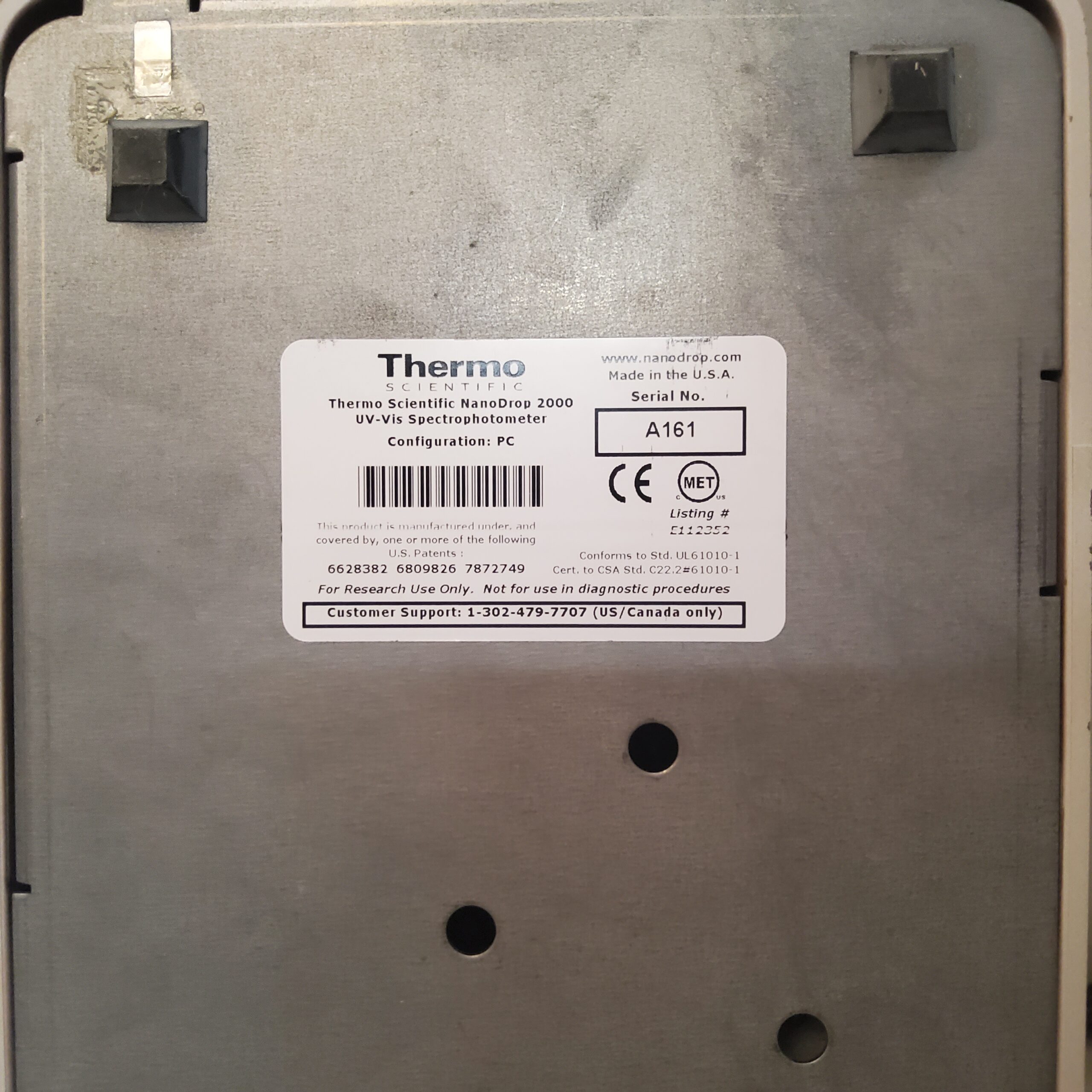 1244 - Used Thermo Scientific NanoDrop 2000 - S-A-LE