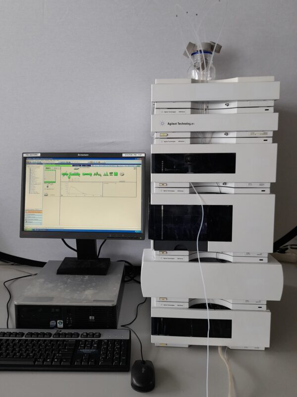 Refurbished Agilent 1200 HPLC system with MWD detector