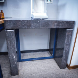 Used laboratory weighing table granite