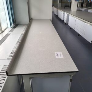 Used S+B Laboratory wall table (320 cm)