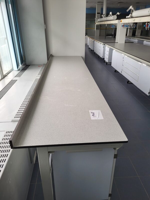 Used S+B Laboratory wall table (320 cm)