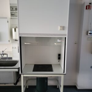 Used Interfurn extraction cabinet with weighing block