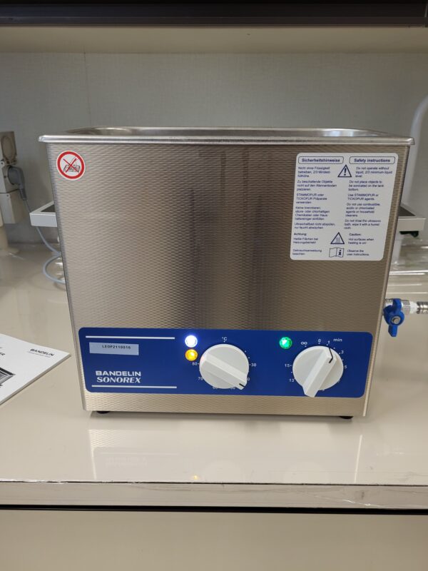 As new ultrasonic bath with heater Sonorex Super RK255 H