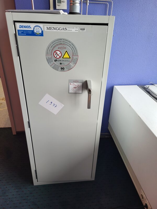 Used Asecos safety cabinet for compressed gas cylinders
