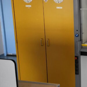 Used Asecos chemical storage cabinet