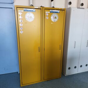 Used Asecos chemical storage cabinet