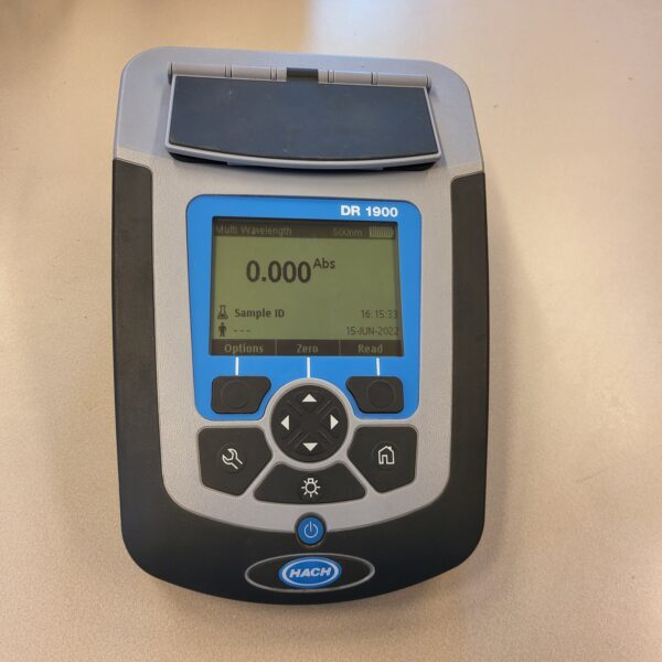 Used Hach DR1900 portable spectrophotometer