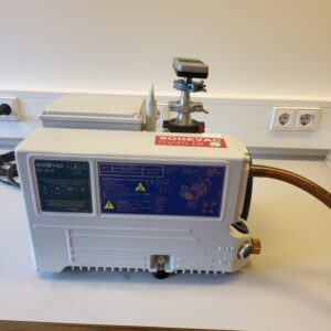 For sale used Sogevac SV40 BI oil sealed vacuum pump. Tested and in good condition. Newprice approximately €9000, our price €1500