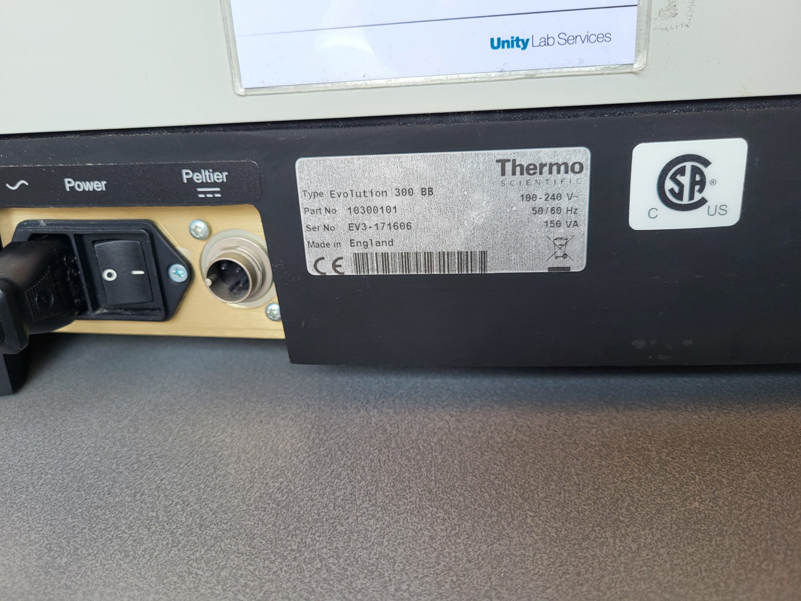 Tweedehands Thermo Scientific Evolution 300 BB UV-Vis Spectrofotometer - Afbeelding 6