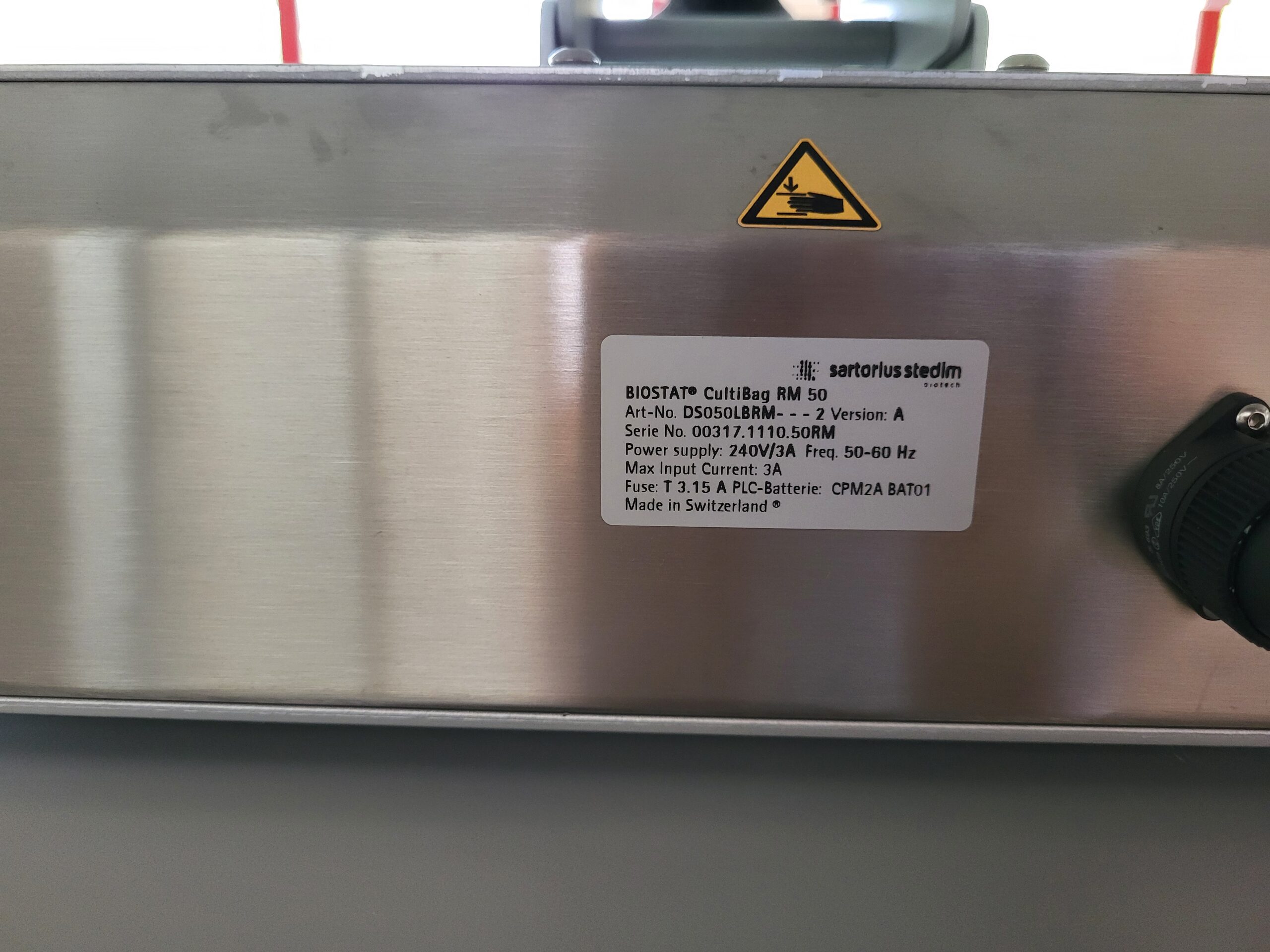 2518 - Used Sartorius Stedim BIOSTAT CultiBag RM 50 Rocking Bioreactor - Image 5