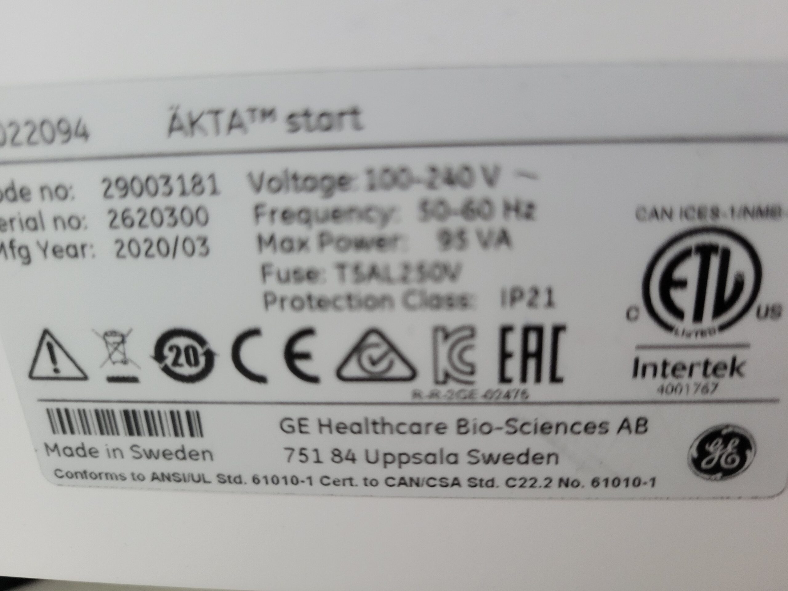 2600 - Used GE Healthcare ÄKTA start with Frac30 - Image 4