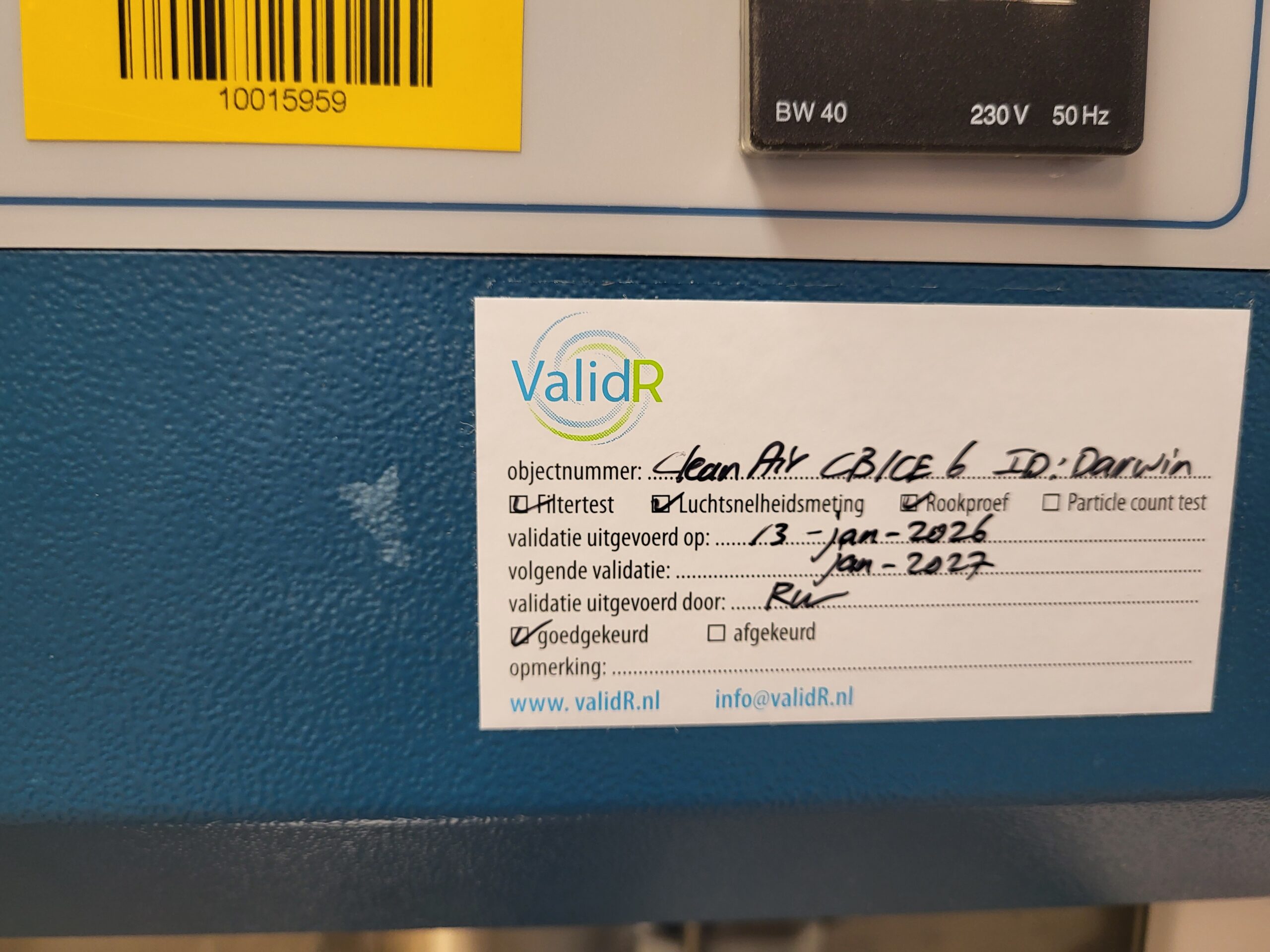 2598 - Used Clean Air CB/CE 6 Cytotoxic Safety Cabinet - Image 3